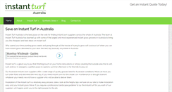 Desktop Screenshot of instantturfaustralia.com.au
